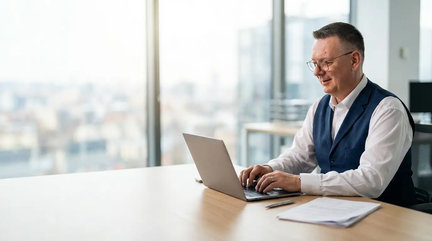 Hintergrund Untenrehmerberater Marco Teschner - Für wen - KI generiert
