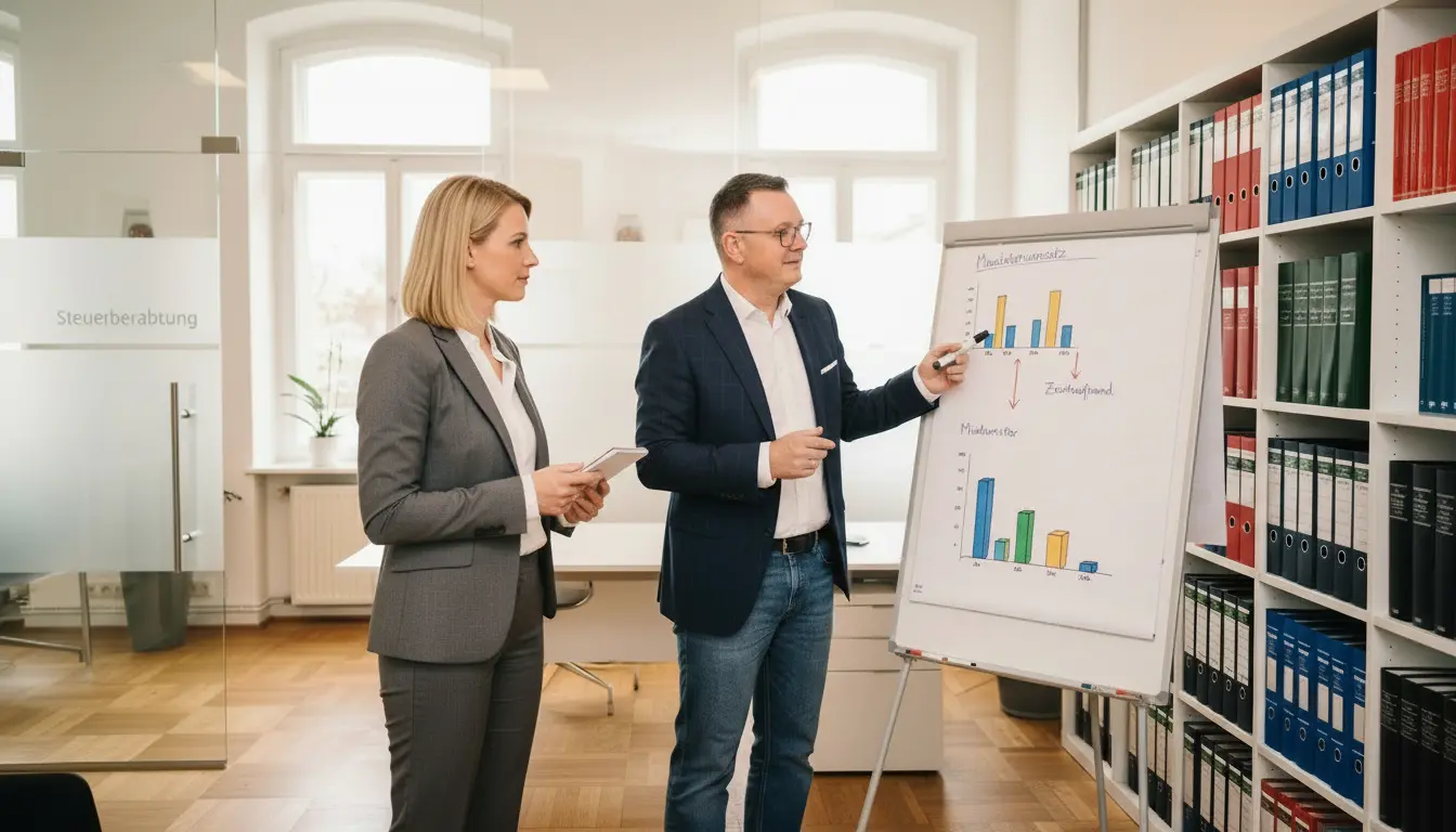 Hintergrund Unternehmerberater Marco Teschner für Steuerberater - KI generiert Hintergrund Unternehmerberater Marco Teschner für Steuerberater - KI generiert